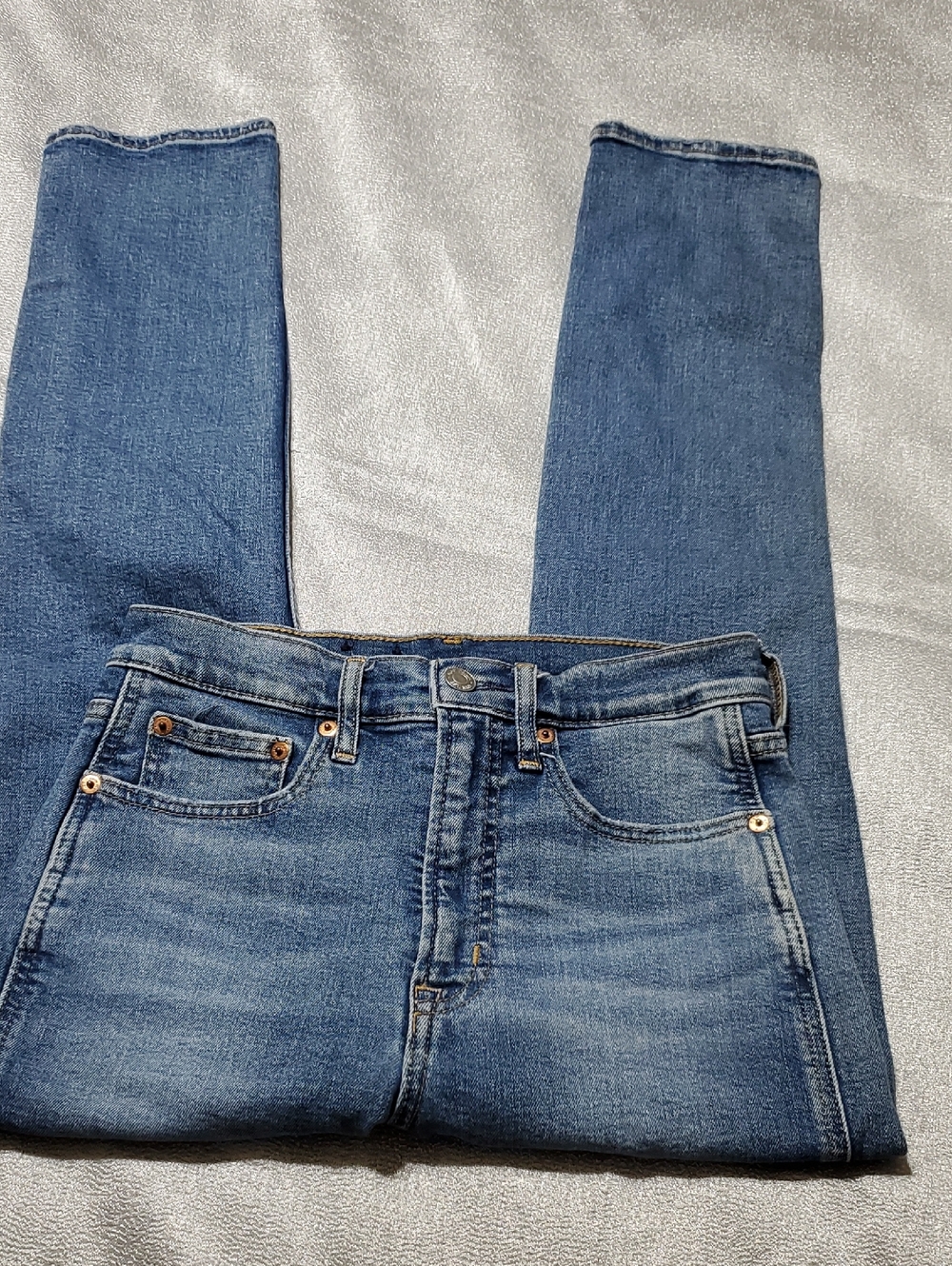GAP High-Rise Vintage Slim Women's Jeans in Mid Blue Wash Size 2R
